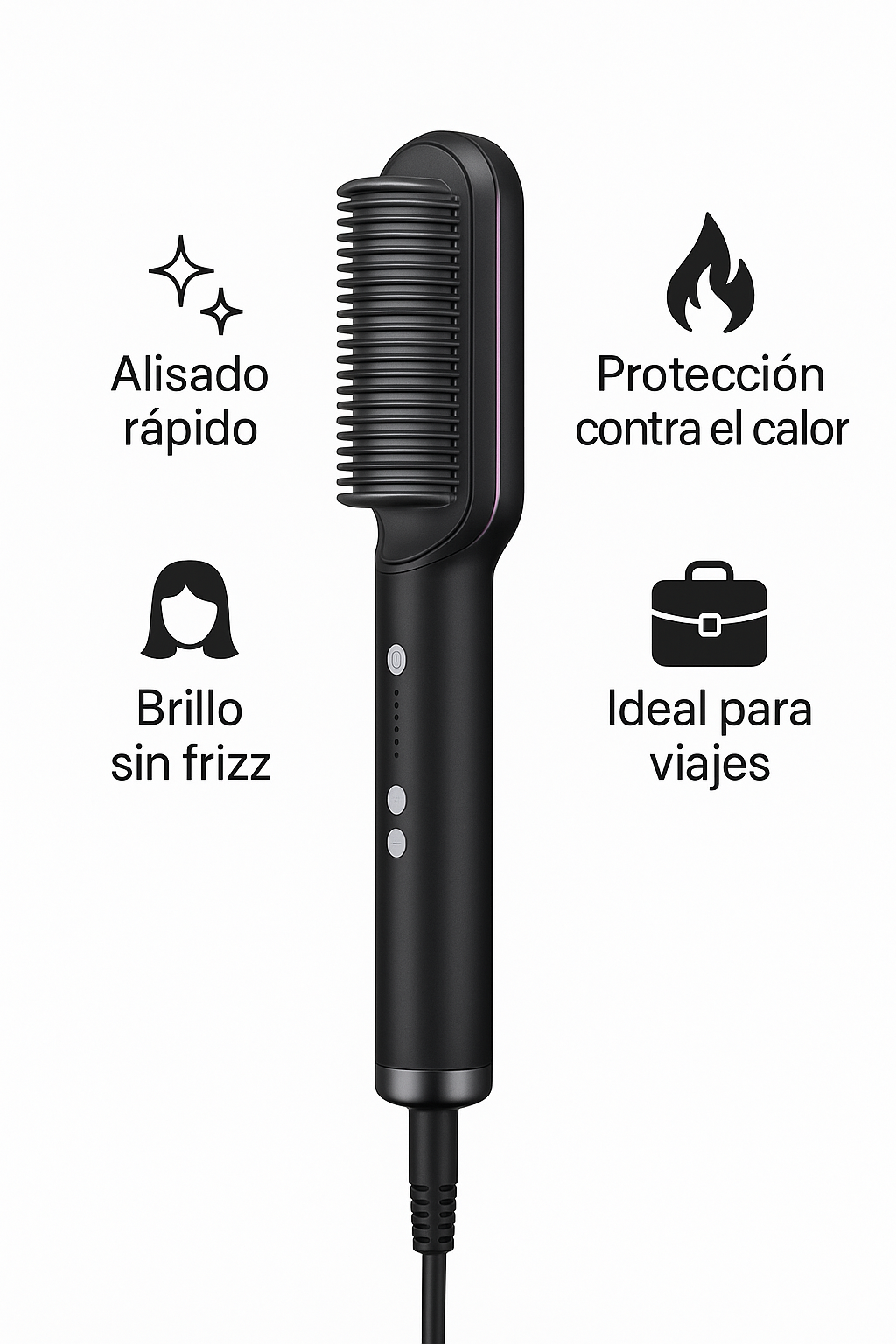 Cepillo Alisador Rápido